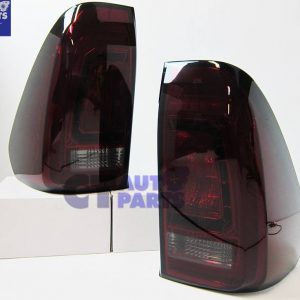 Smoked Red LED 3D Light Bar Tail lights for Toyota Hilux REVO SR5 VIGO 15-19 Taillight -0