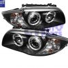 LED Projector HeadLight Black Head Lights Angel-Eye for 04-11 BMW E81 E82 E87 E88-4946