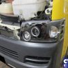 Black LED Angel Eyes Projector Head Lights for 04-10 Toyota Hiace -4920