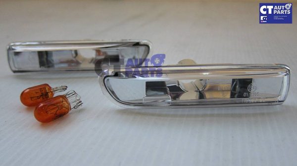 Clear Side indicator side marker for 98-02 BMW E39 E46 Sedan Coupe Wagon-0