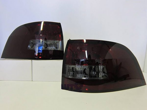 3D Smoke Red LED Tail light for 08-16 Holden Commodore VE VF Wagon SV6 OMEGA taillights