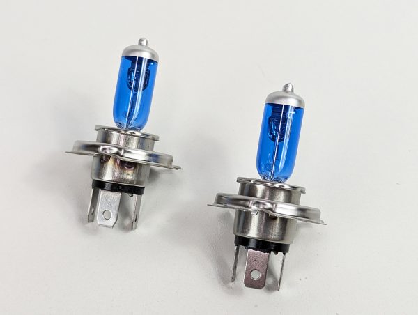 12V H4 55W White 4500k Halogen Car Head Light Lamp Globes Bulbs Fog Light