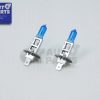 2 x H1 12V 55W White/Blue Halogen Car Headlights Globes / Bulbs 4500K-0