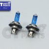 2 x H4 12V 55W Hi/LOW White/Blue Halogen Car Headlights Globes / Bulbs 4500K-5227