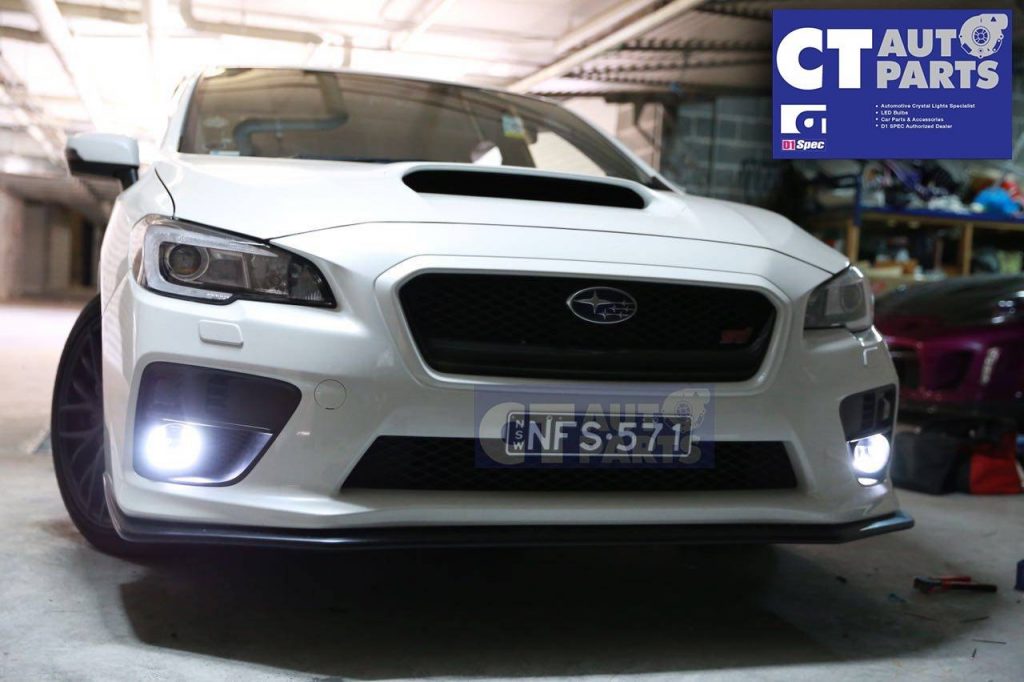 Front OLM LED CORONA RING DRL FOG Lights for 2015+ SUBARU WRX STI / Toyota 86 GTS GT-6668