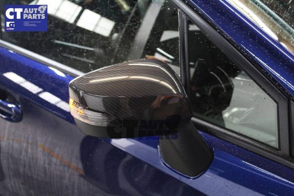 Dry Carbon Mirror Cover for 14-19 SUBARU WRX STI V1 Premium-0