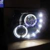 Black CCFL Angel-Eyes DRL LED Projector Head Lights Headlight for 11-14 TOYOTA HIACE-5339