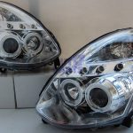 Clear LED DRL Angel Eyes Projector Head Lights NISSAN INFINITI G35 V35 350GT Coupe 2D-5520
