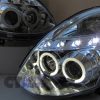 Clear LED DRL Angel Eyes Projector Head Lights NISSAN INFINITI G35 V35 350GT Coupe 2D-5525