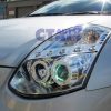Clear LED DRL Angel Eyes Projector Head Lights NISSAN INFINITI G35 V35 350GT Coupe 2D-5524