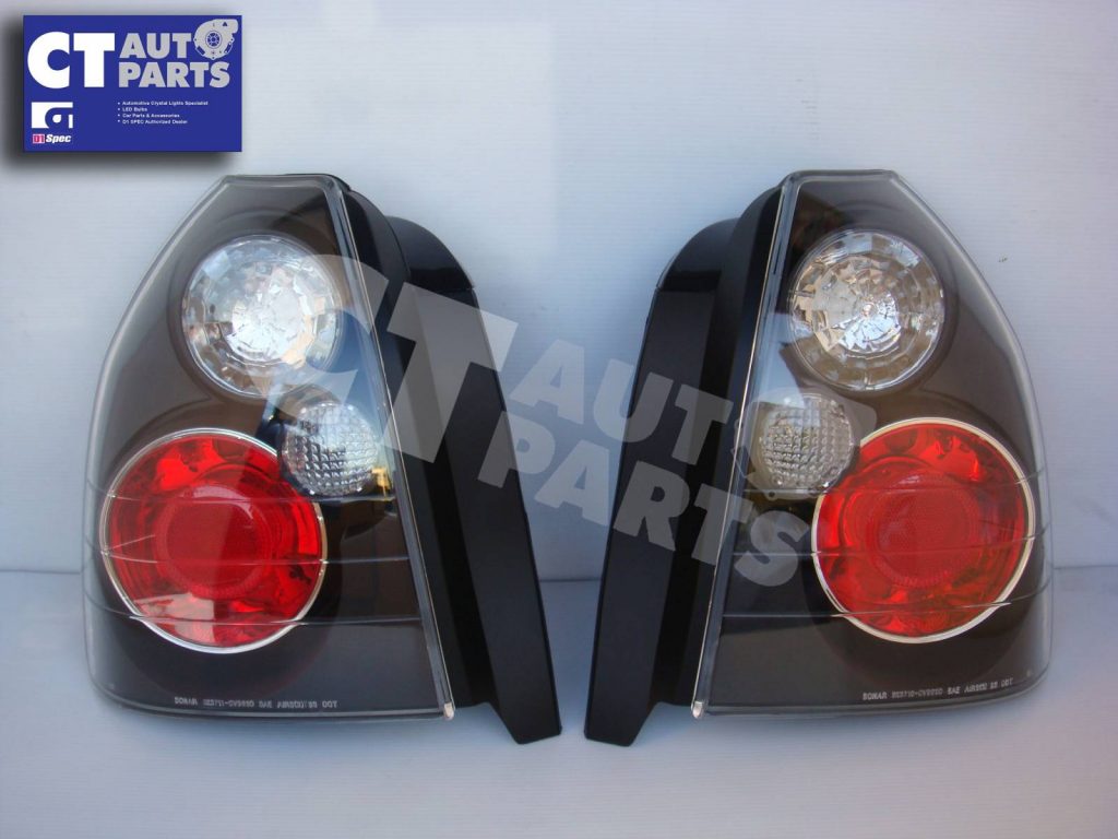 Black Altezza Tail lights for 96-01 Honda Civic EK Hatch-0