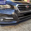 STI Style Front Bumper Lip Spoiler for 14-17 Subaru LEVORG STI Matte Black -10577