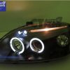 Black LED Angle Eye Projector Headlights for 99-00 HONDA CIVIC EK VTI-5745