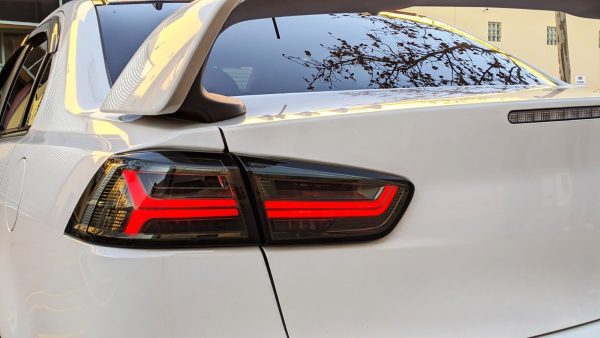Smoke LED Dynamic Tail lights for 07-18 Mitsubishi Lancer CJ EVO X VRX taillights