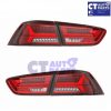 Clear RED Full LED Tail Lights DYNAMIC for MITSUBISHI LANCER CJ 07-17 VRX EVO X-5835