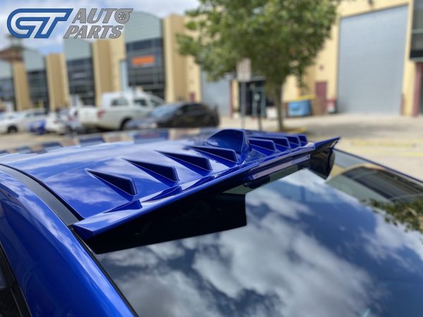 K7X WB Blue Vortex Generator Shark Fin Roof Spoiler for 15-17 Subaru WRX STI