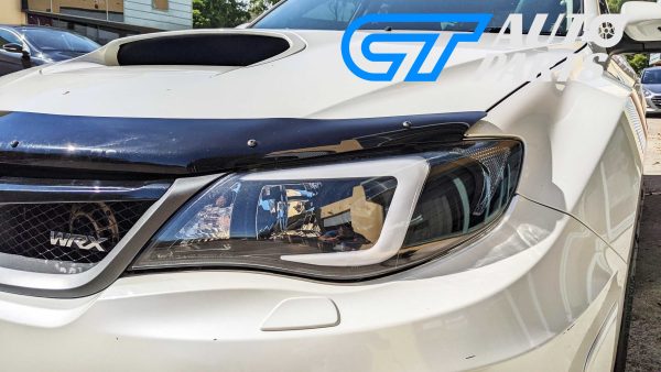 LED 3D DRL Projector Headlights for 08-13 Subaru Impreza WRX HALOGEN TYPE Head lights
