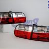 Crystal Clear Red Tail light for 92-95 HONDA CIVIC EG VTI 3D Hatch ONLY-0