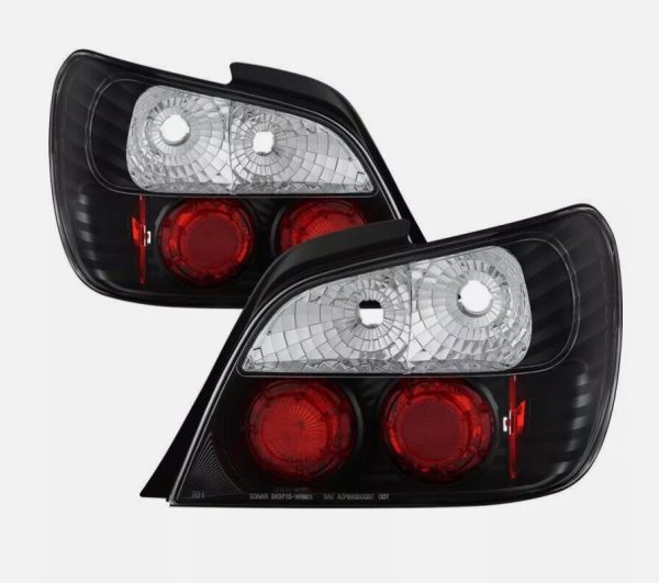 JDM Black Altezza Taillights for 00-02 Subaru Impreza WRX STI EJ20