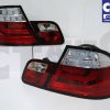 CLEAR RED LED Light Bar Tail Lights BMW E46 98-02 COUPE 2DOOR 330CI 328CI 320CI 318CI-6121