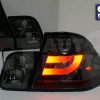 LED Light Bar Tail Lights BMW E46 98-01 4D Sedan 318i 320i 323i 330i SMOKED-6101