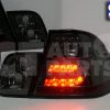 LED Light Bar Tail Lights BMW E46 98-01 4D Sedan 318i 320i 323i 330i SMOKED-6107