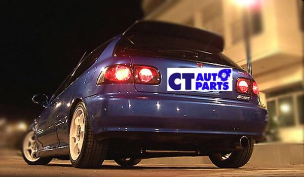 JDM Black Altezza Tail light for 92-95 Honda Civic EG 3Door Hatch -0