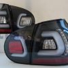 Black 3D Full LED Tail lights VolksWagen VW Golf V 03-08 GTI GT R32 Taillight-0