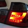 LED Light Bar Tail Lights BMW E46 98-01 4D Sedan 318i 320i 323i 330i Smoked Red-6098