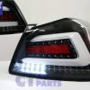 Black Full LED Tail lights Dynamic Indicator for 14-19 Subaru WRX STI VA-6259