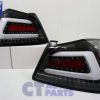 Black Full LED Tail lights Dynamic Indicator for 14-19 Subaru WRX STI VA-0