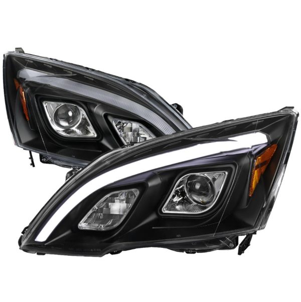 3D LED DRL Looks Projector Headlights for 2007-2012 Honda CR-V CRV