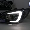 LED 3D Stripe DRL Projector Head Lights for 05-07 Subaru Impreza WRX GD HALOGEN TYPE -6522