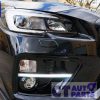 LED DRL Dynamic Indicator Turn Signal Fog Light Bezels Subaru WRX STI 2015+-6630