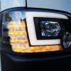 LED DRL Looks Sequential Indicators Projector Headlights for Toyota Hiace 14-17-8089