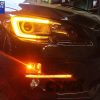 LED DRL Dynamic Indicator Turn Signal Fog Light Bezels Subaru WRX STI 2015+-6625