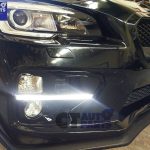 LED DRL Dynamic Indicator Turn Signal Fog Light Bezels Subaru WRX STI 2015+-6636