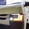 LED DRL Looks Sequential Indicators Projector Headlights for Toyota Hiace 14-17-11191