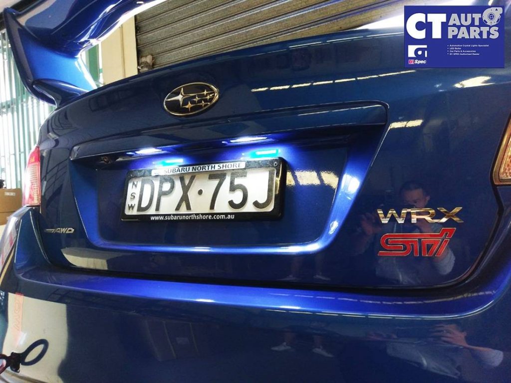 Xenon White 24 SMD LED License Plate Light for 1418 SUBARU WRX STI V1
