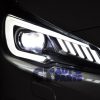 COPLUS LED DRL Dynamic Blinker Headlight for 14-17 SUBARU WRX STI LEVORG -6739