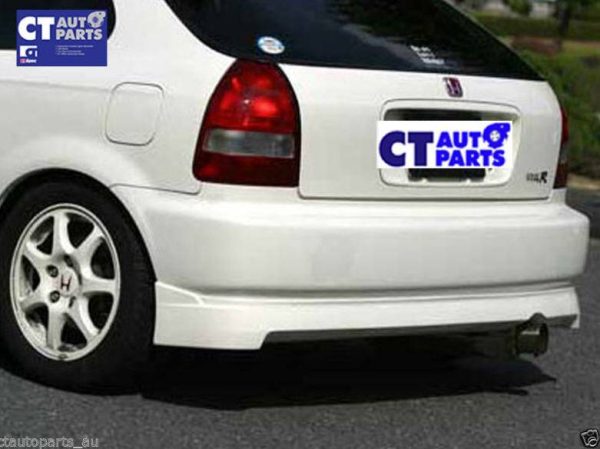 Charge Speed Style Rear Lips for 96-00 Honda Civic EK 3D Hatch -0