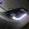DRL LED Black Projector Headlights 03-05 Nissan 350Z Z33 Fairlady HALOGEN TYPE-6901