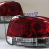 Crystal Clear Red Tail Lights for 92-97 Honda CRX Del Sol Vti Vtir B18C-7025