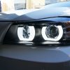 Black 3D LED DRL Angel-Eyes Projector Head Lights for BMW 3-Series E91 E90 05-08 Sedan -8774