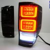 Smoked 3D LED Tail Lights Dynamic Blinker for 11-18 Ford Ranger MK1 MK2 WildTrak-8183