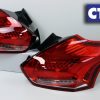 Clear RED Full LED 3D Light Bar Tail lights for Ford FOCUS LZ 2015-2017 -7162