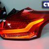 Clear RED Full LED 3D Light Bar Tail lights for Ford FOCUS LZ 2015-2017 -7163