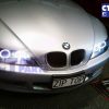 Black LED Angel eyes Projector HeadLights for 96-02 BMW Z3 -7214