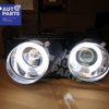 BLACK LED Halo Projector Headlight for 98-00 HONDA Integra DC2 VTIR TYPE R -7194