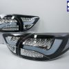 Black 3D LED Stripe Bar LED Blinker Tail lights for 12-15 Mazda CX-5 KE-7857